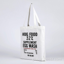 Bulk Canvas Tote Bags Advertising custom print shopping tote bag for gift Supplier
